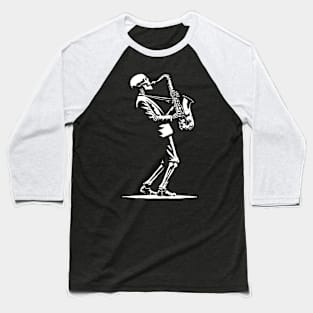 death plays saxophone Baseball T-Shirt